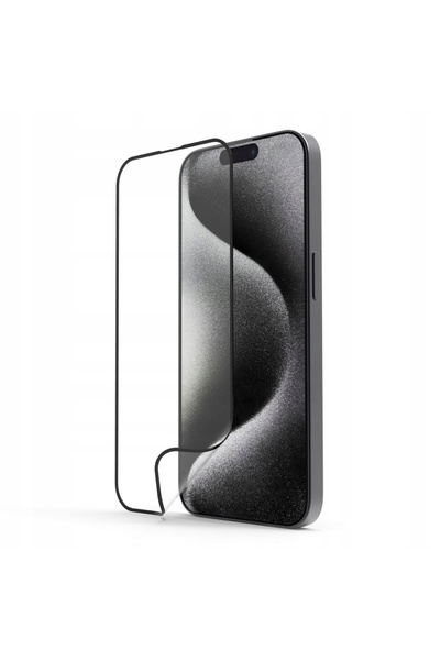 Hama Sticlă de protecție hibridă syper pentru iPhone 15 Pro Max cu ramă de mo...