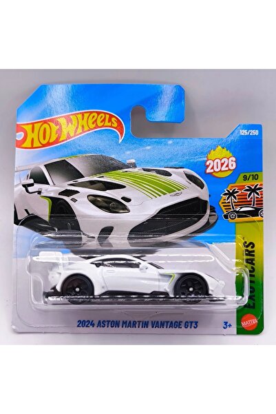 HOT WHEELS 2026 Aston Martin Vantage Gt3 White Exotics 9/10 Model Car 125/250