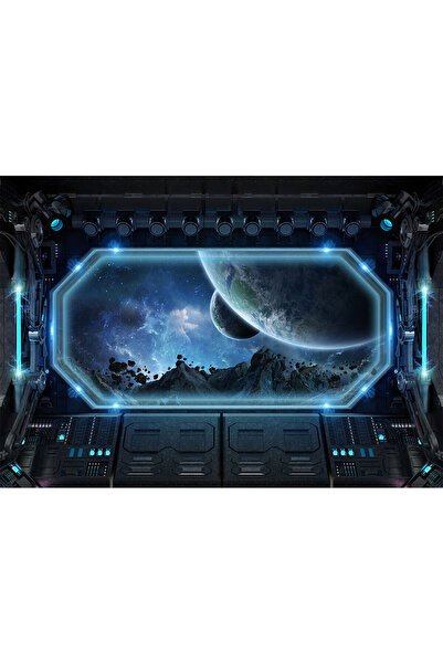 VIODESIGN Fototapet Copii, autoadeziv, Interior Nava , multicolor, 80x120 cm ...