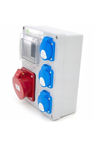 ELS Elektrotechnika DISTRIBUITOR ELECTRIC BUDOWLANA 32A/5P 3*230V IP44