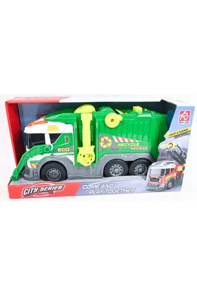 NO BRAND Mașină Camion Camion de gunoi Lumină Sunet camioane mari de gunoi