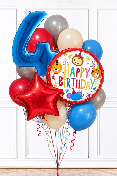 PEKSHOP Set 282 Sirk Konsept Doğum Günü Balon Süsleme Seti 4