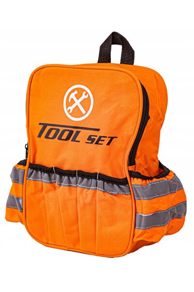 DK Set de unelte DIY pentru copii, rucsac, bormașină, șurubelniță, cască