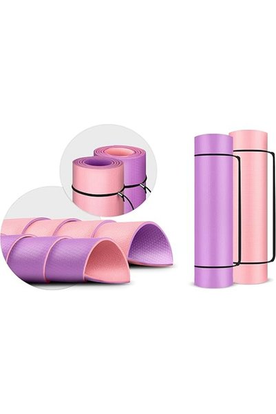 NO BRAND Covoraș antiderapant pentru exerciții, Pilates, antrenament, Yoga, s...