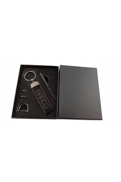 Iveco Breloc Alcantara Negru + Cutie