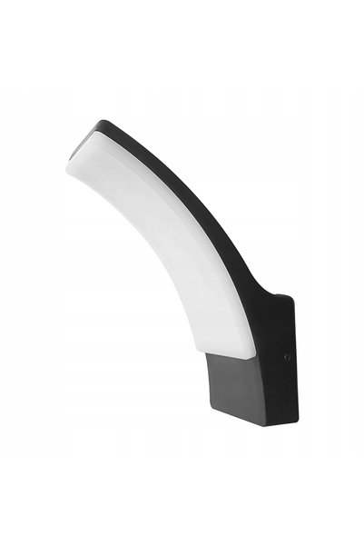GoLED Lampă LED de exterior pentru gard/capăt de grădină, 12W, IP44, neagră