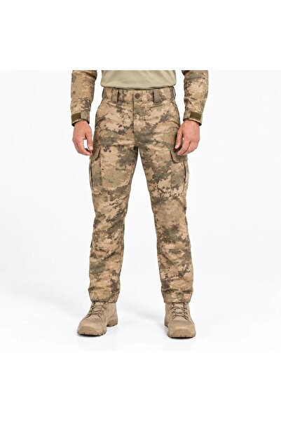 Silyon Askeri Giyim Jandarma Desert Camouflage Velcro Operation Trousers