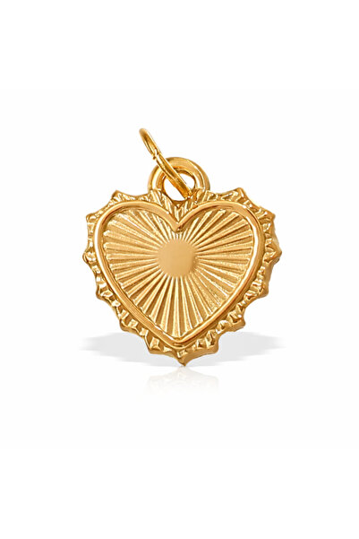 YVA Jewelry Charm din oțel inoxidabil placat cu aur, rezistent la apă „Philia...