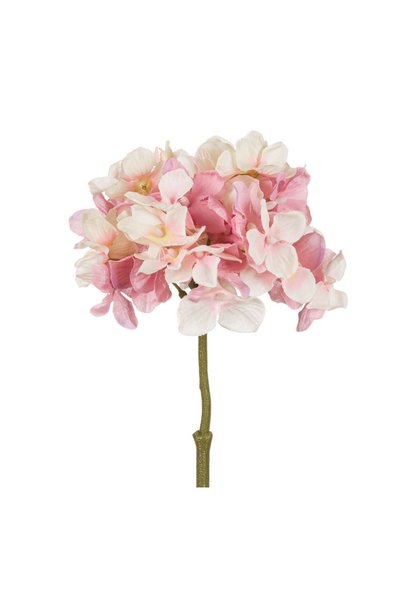 OEM Floare Artificială Hortensie Crem Roz 24 cm – Decor Realist pentru Casă ș...