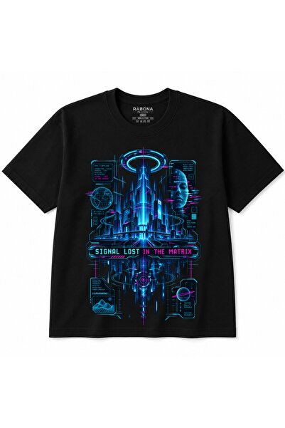 Rabona Fashion T-Shirt - Μαύρο - Κανονική εφαρμογή