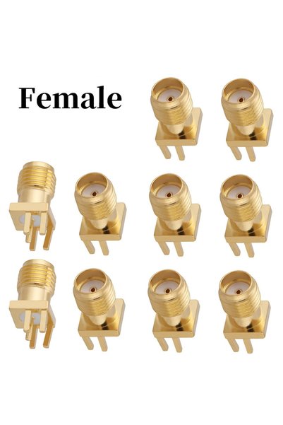 Choice 10 PCS Female SMA-KE 1.7m 10PCS SMA Male & Female Connectors (SMA-KE 1...