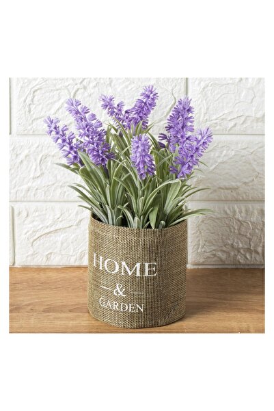 OEM Ghiveci Decorativ Plantă Artificială Lavanda Ø11x25 cm – Decor Realist pe...