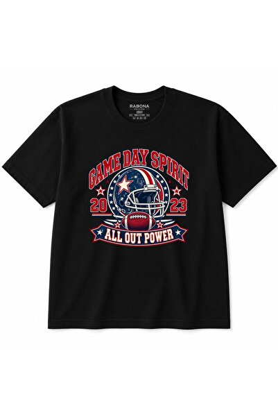 Rabona Fashion T-Shirt - Μαύρο - Κανονική εφαρμογή