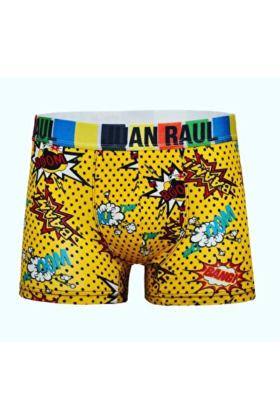 Renkli Desenli Erkek Boxer (3 lü Paket)