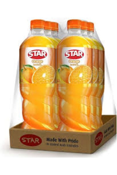 Generic Brand Star Orange Juice Drink 1Ltr (6x4packs)