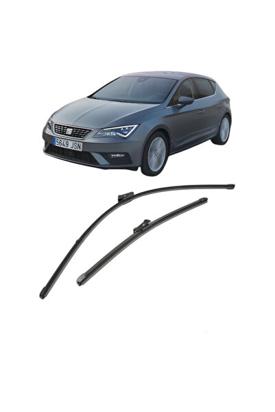 VALEO Wiper set SEAT LEON Hatchback Van (5F1) 2017-2018, windshield, Silencio...