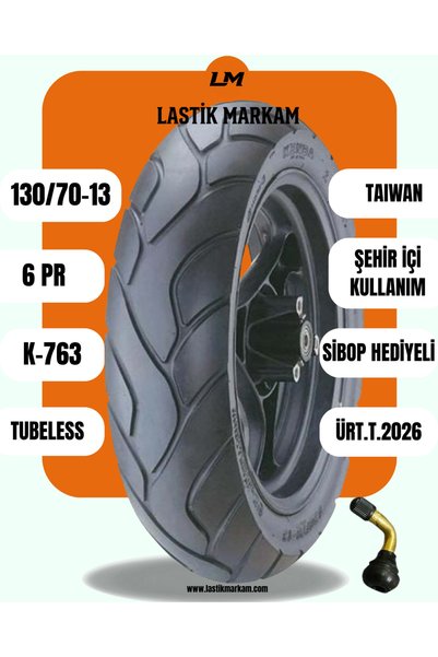 Kenda 130/70-13 I I K763 I TUBELESS I 2026 I HEDİYELİ