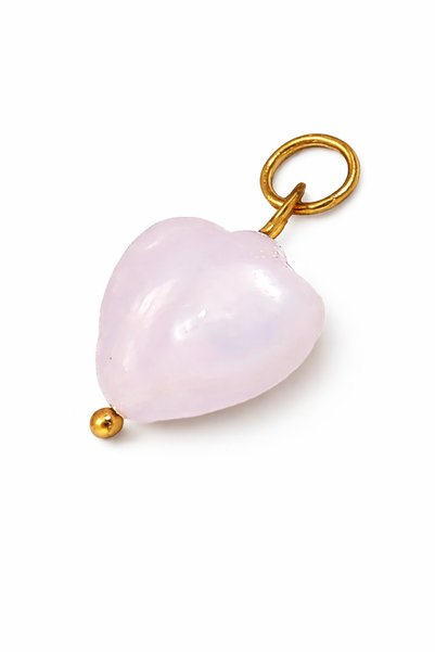 YVA Jewelry Charm din inox placat cu aur și perlă de cultură „Aphrodite” – Fr...
