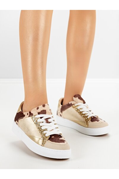 CM Sneakers dama bej din piele ecologica Emasrys