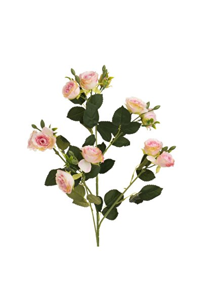 OEM Floare Artificială cu Tulpina Lunga și Trandafiri Roz Albi 72 cm – Decor ...