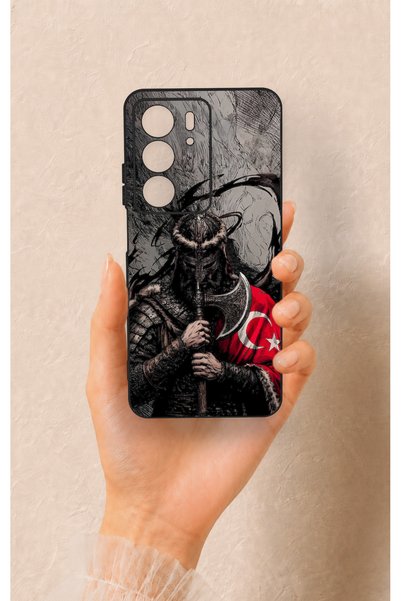 Vip Case Realme C75 Compatible Turkish Warrior Patterned Silicone Case