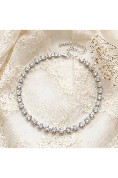 ALEXYS Colier cu cristale Swarovski crystal placat cu argint