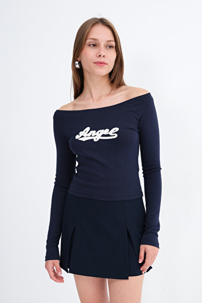 Addax Tricouri - Bleumarin - Slim Fit