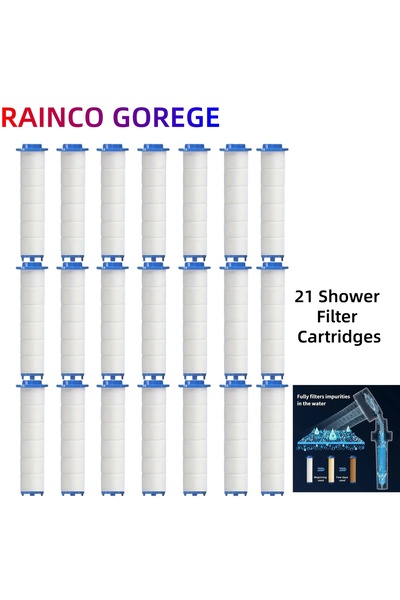 Choice 21PCS filters 9/21/33pcs PP Shower Filters Turbo Handheld Shower Filte...
