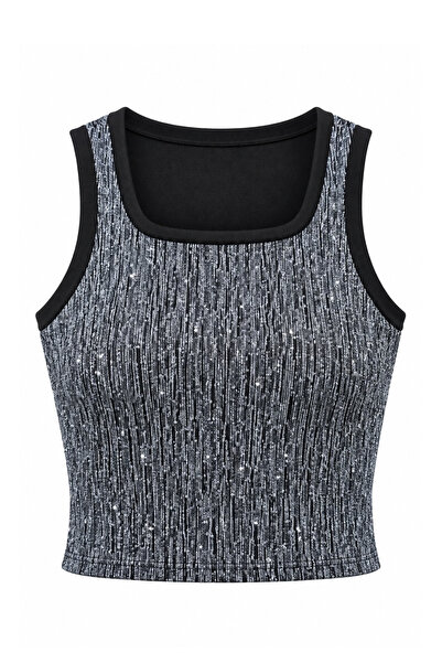 Albie Women's Athlete Knitted Lycra Stylish Sports Tank Top