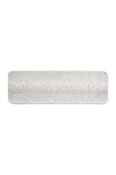 OEM Covoraș Hol Bej-Gri 150x50 cm, Model Dots – Bază Antiderapantă