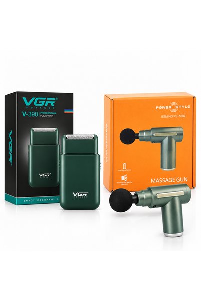 VGR Günlük Sakal Tıraş Makinesi V-390 + Masaj Aleti Hediyeli PS-1689