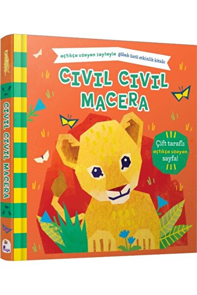 ARNEER Cıvıl Cıvıl Macera Açtıkça Uzayan Göbek Üstü Etkinlik Kitabı (Ciltli)