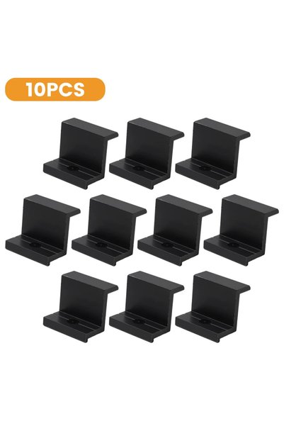 Choice 30mm 10pcs PV Solar Panel Mount End Clamp Aluminum Alloy For 30mm Fram...