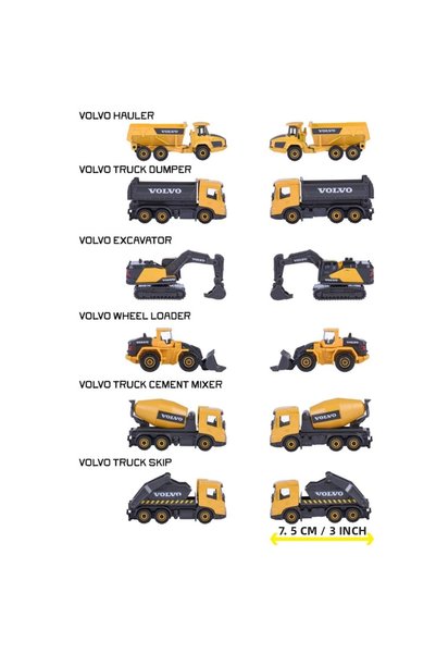 TOYFEST Construction Premium Cars - 1 Pcs