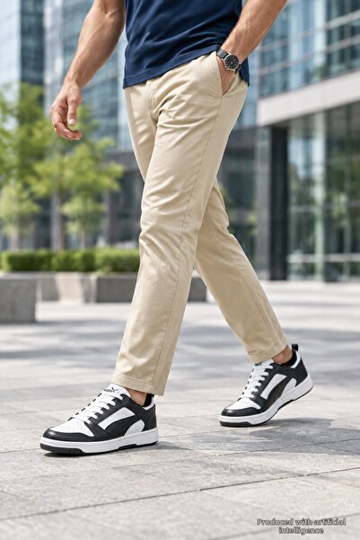 Puma Rb-6348 Unisexs Black and White Daily Sneaker Anatomical Sole Comfort Sp...