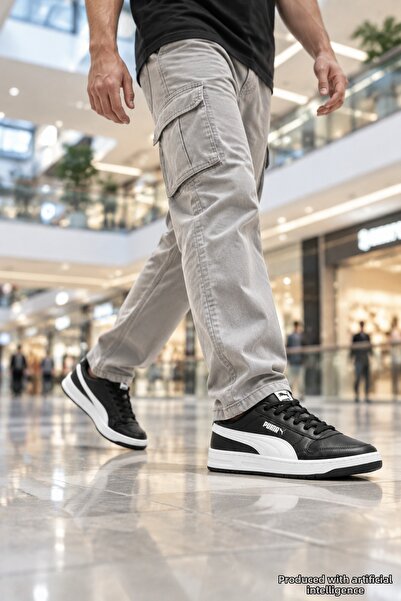 Puma Crt-3622 Black White Unisexs Daily Sneaker Comfort Casual Anatomical Spo...