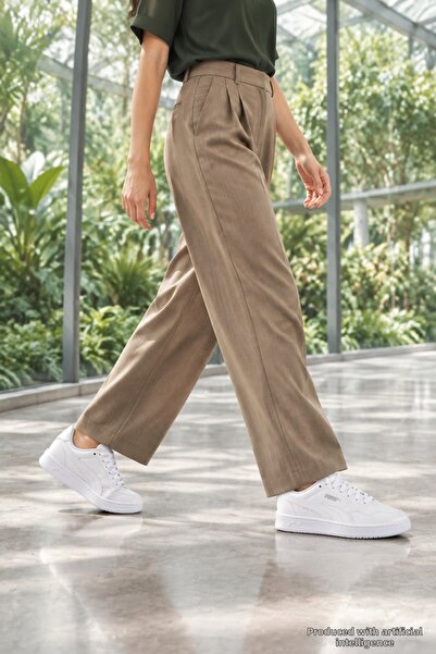 Puma حذاء رياضي نسائي مريح للاستخدام اليومي بنعل تشريحي أبيض اللون من CR-1107