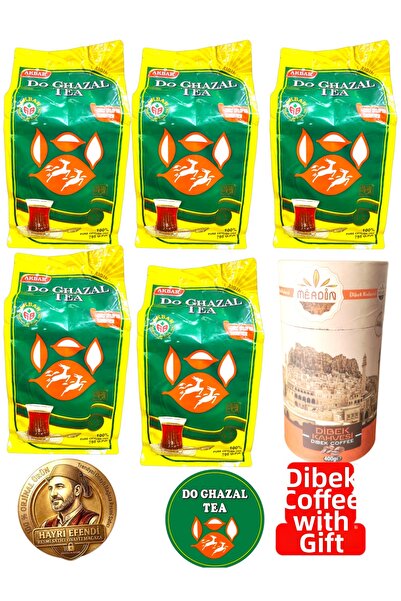 Generic Brand Do Ghazal Tea Seylan Kaçaği Black Tea (5 Pieces X 400 Gr) (Dibe...