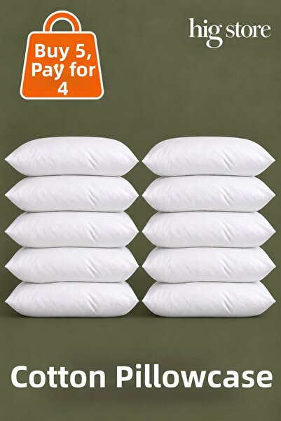 Hig Store Βαμβακερή μαξιλαροθήκη / Εσωτερική θήκη στρώματος 50x70 με φερμουάρ...