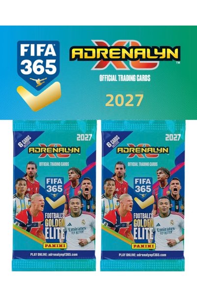 Next Plus Licensed Fifa 365 Adrenalyn XL ™   2027 Football Player Cards 2 Pack (12 Cards) Trading Cards
