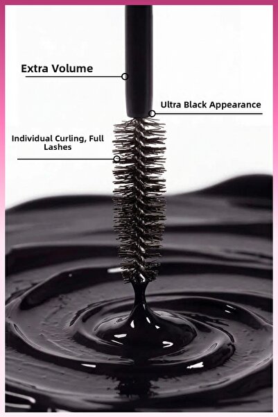 NOTE Gigantic Extra Volume and False Eyelash Effect Mascara - Black