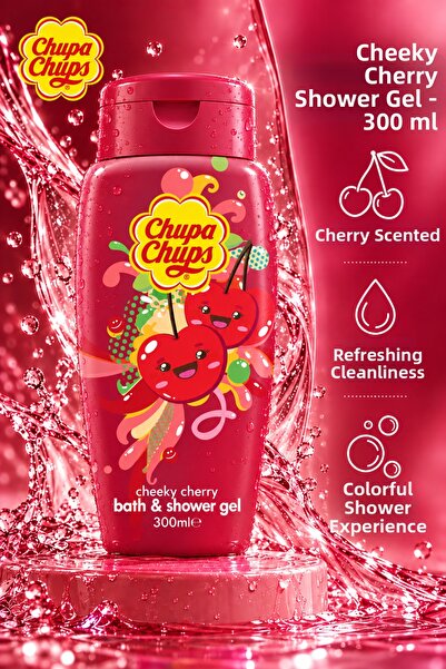 Chupa Chups Cherry Scented Bath & Shower Gel - 300 ml