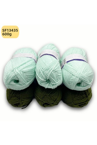 Oxford İplik Export Surplus 6 Pack 600 Gr Acrylic Green Mix Sf13435