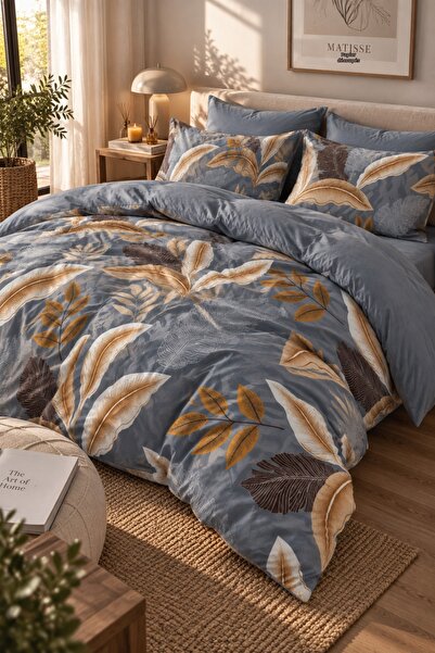 Cottessia Home Patterned Double Duvet Cover Set |   Cotton |   200X220 cm Duv...