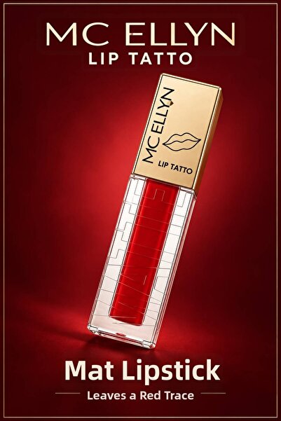 Mcellyn Mc Ellyn Lip Tatto Liquid Matte Lipstick 24H Effective Permanent Matte Lipstick No. :01