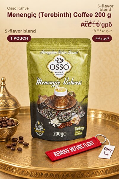 OSSO KAHVE قهوة المينينجيك (تيربينث) 200 جرام × 1 كيس - قهوة المينينجيك
