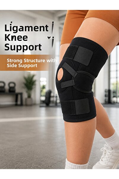 Lisinya Athlete's Knee Brace with Ligaments, Patella Support, Adjustable Stra...