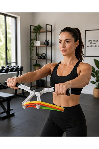 Lisinya Resistance Band Arm Chest Shoulder Exercise Equipment Home Fitness Set -