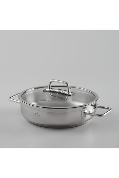 Jumbo Modena İndüksiyon Tabanlı Çelik Pilav Tenceresi 24 cm