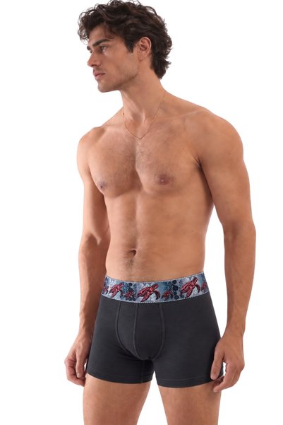 Saint Sail Cotton Lycra Flexible Fabric Printed Colorful Patterned Set of 3 Men's Boxers